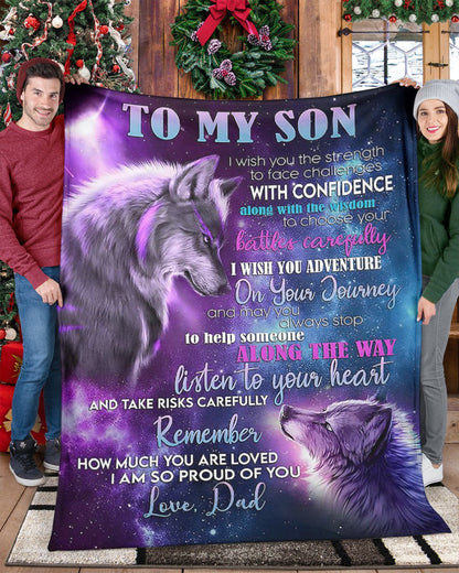 The Perfect Gift For Your Son Blanket - From Dad (SKUB10-Btien)