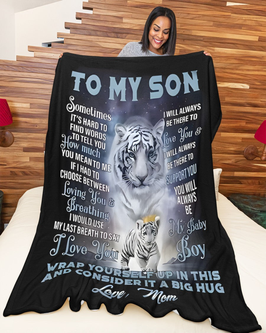 Special Gift For Your Son Blanket - From Mom (SKUB11-161)