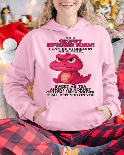 As A Grumpy January Woman - T Shirt For Woman - DOAN09 (SKU09-31-09)