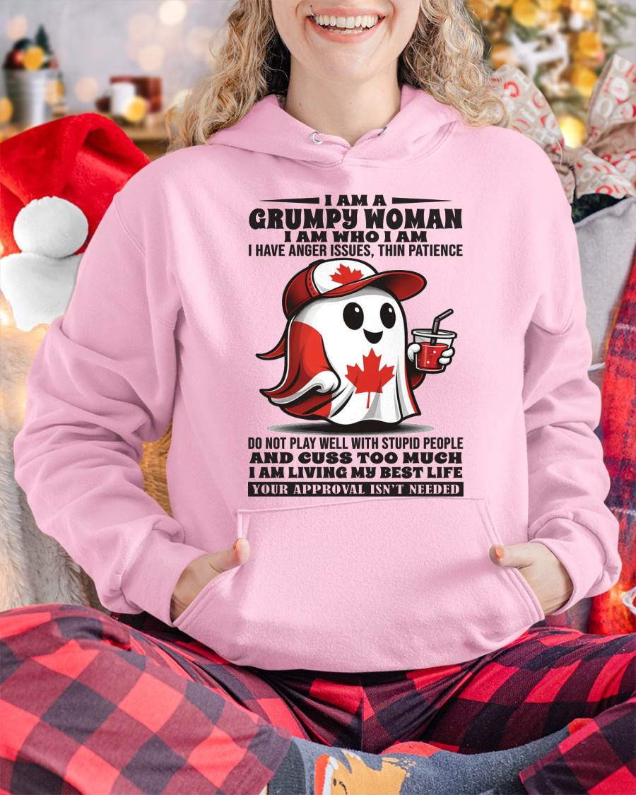 I Am A Grumpy Woman I Am Who I Am - T Shirt For Woman - DOAN (SKU09-84)