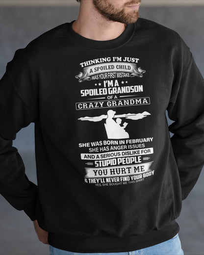 Spoiled by Grandma Shirt February Edition – From Grandma to Grandson TIEN02 (SKU-GMS2-02)