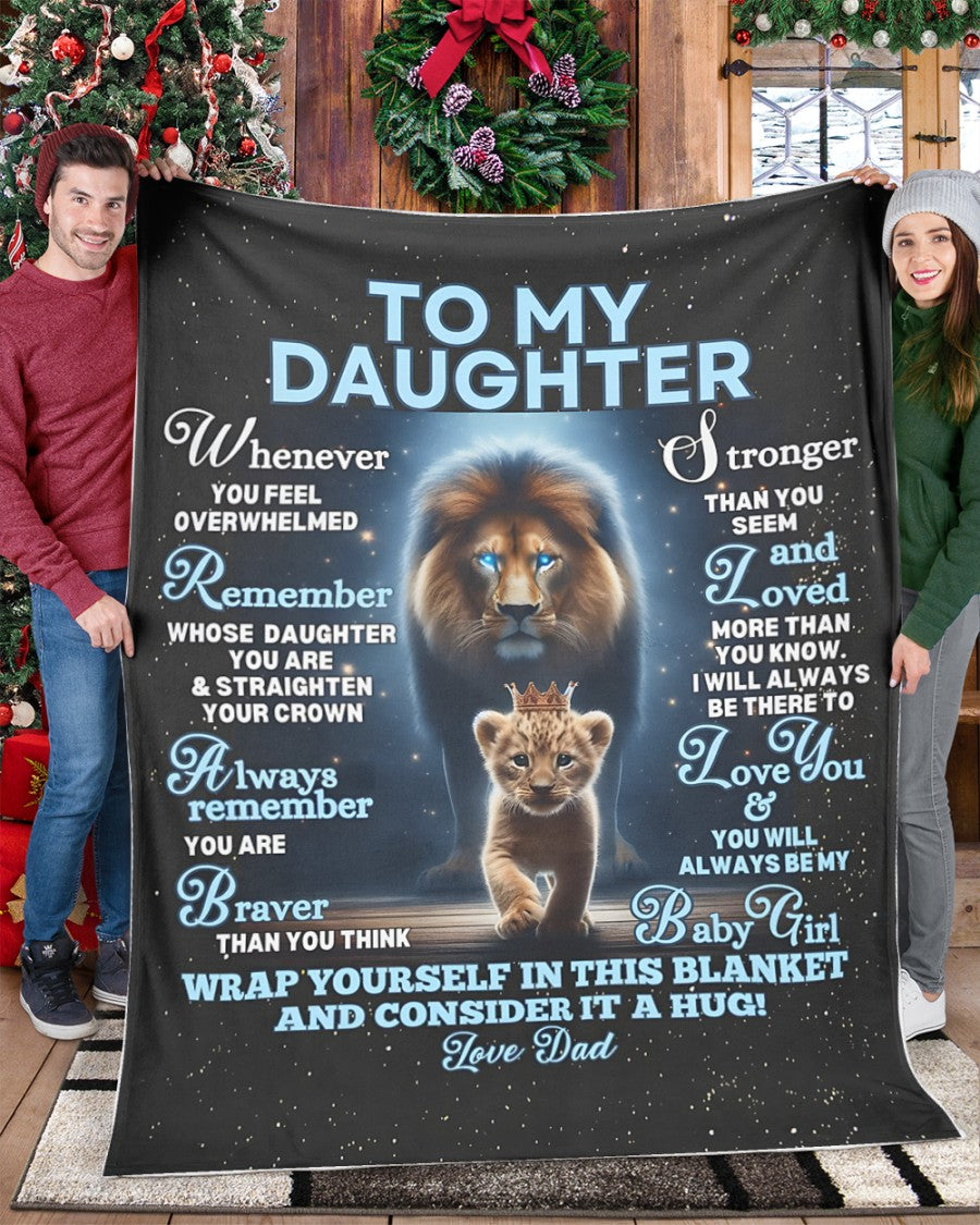 Special Gift For Your Daughter Blanket - From Dad (SKUB12-126)