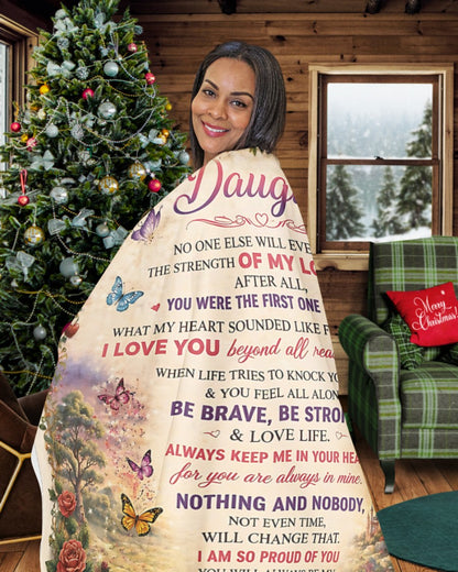 Special Gift For Your Daughter Blanket - From Mom - (SKU2605-427)