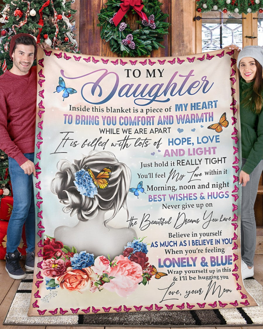 Special Gift For Your Daughter Blanket - From Mom (SKUB12-104)