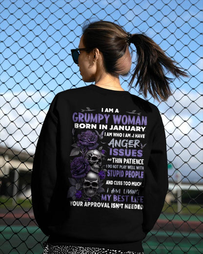 I Am A Grumpy Woman – T-Shirt For Woman – DOAN01 (SKU10-08-01)