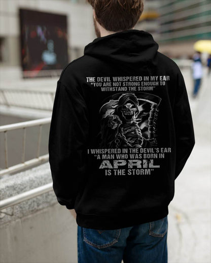 April - The Devil Whispered In My Ear - T-Shirt For Man - DOAN04 (SKU08-87-04)