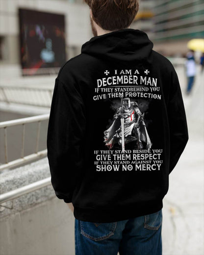 I AM A DECEMBER MAN IF THEY STAND BEHIND YOU GIVE THEM PROTECTION - T-SHIRT FOR MAN - DOAN12 (SKU07-77-12)