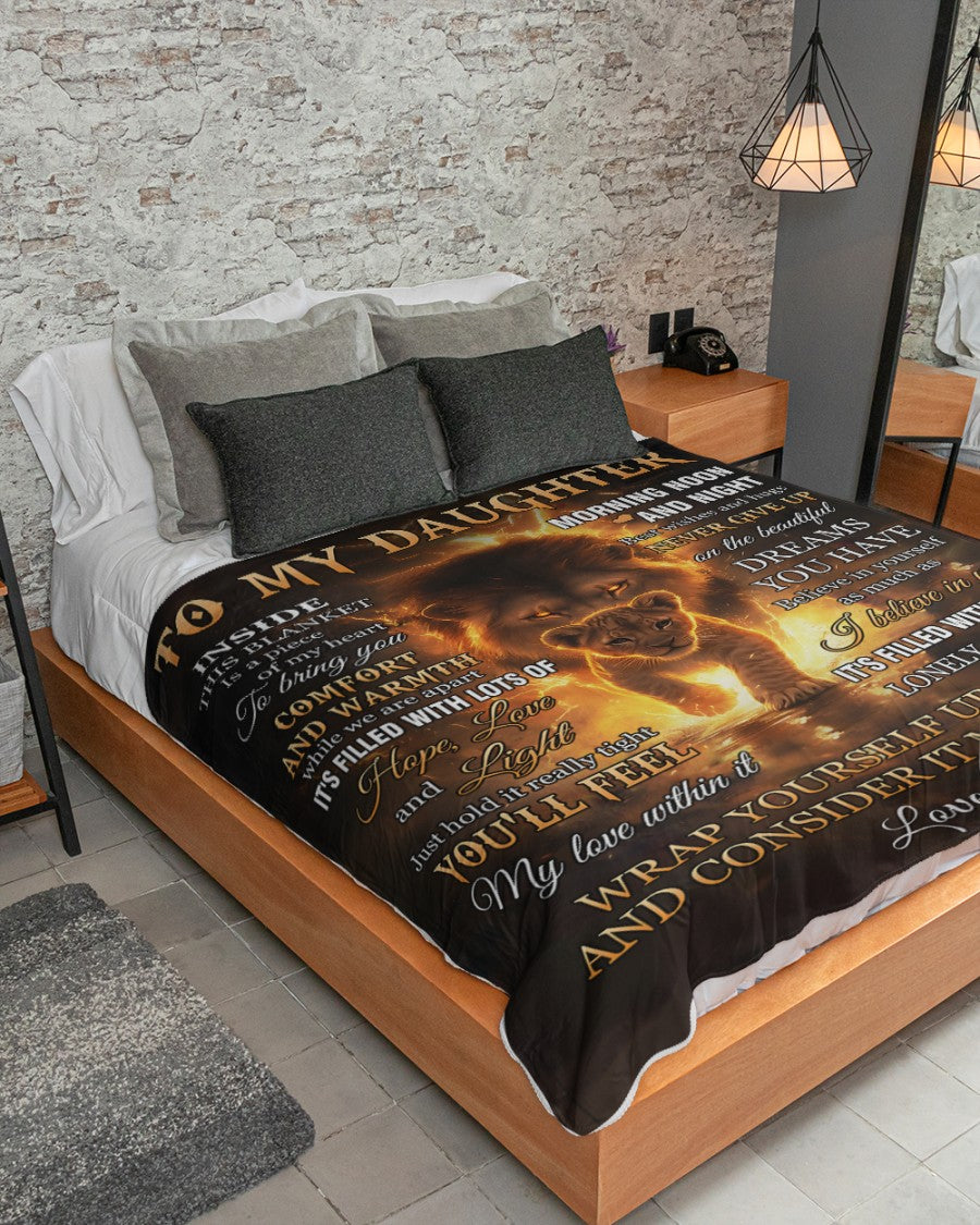 Special Gift For Your Daughter Blanket - From Dad (SKUB12-69)