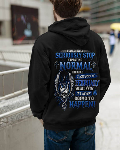 "STOP!! EXPECTING NORMAL FROM ME - IT'S NEVER HAPPEN" –  COOL T - SHIRT FOR MEN – TIEN02 (SKU2606-172-02)