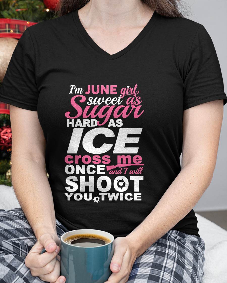 JUNE – "SWEET AS SUGAR - HARD AS ICE" – T – SHIRT FOR WOMEN – TIEN06 (SKU2607-135-06)