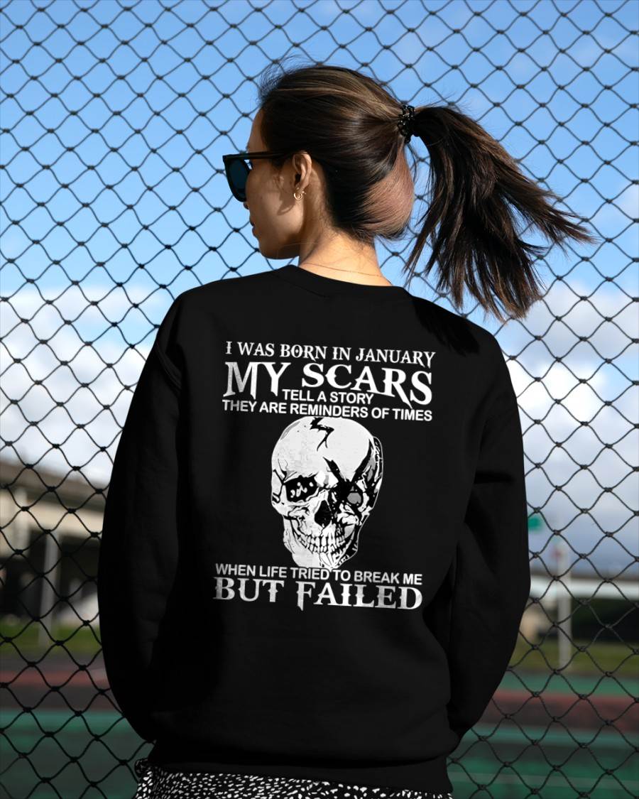 My Scars Tell A Story – T-Shirt For Woman – DOAN01 (SKU10-27-01)