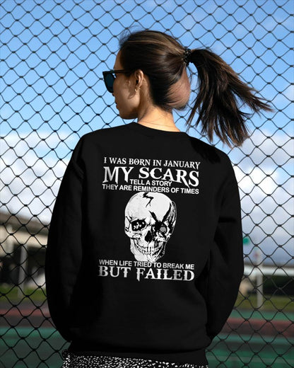 My Scars Tell A Story – T-Shirt For Woman – DOAN01 (SKU10-27-01)