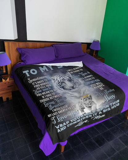 Special Gift For Your Son Blanket - From Mom (SKUB11-161)