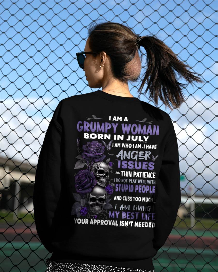I Am A Grumpy Woman – T-Shirt For Woman – DOAN07 (SKU10-08-07)