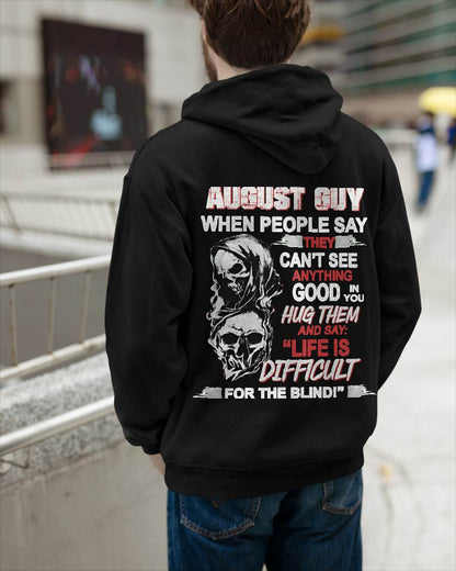 "YES, LIFE IS DIFFICULT FOR THE BLIND!" –  COOL T - SHIRT FOR MEN – TIEN08 (SKU12-253-08)