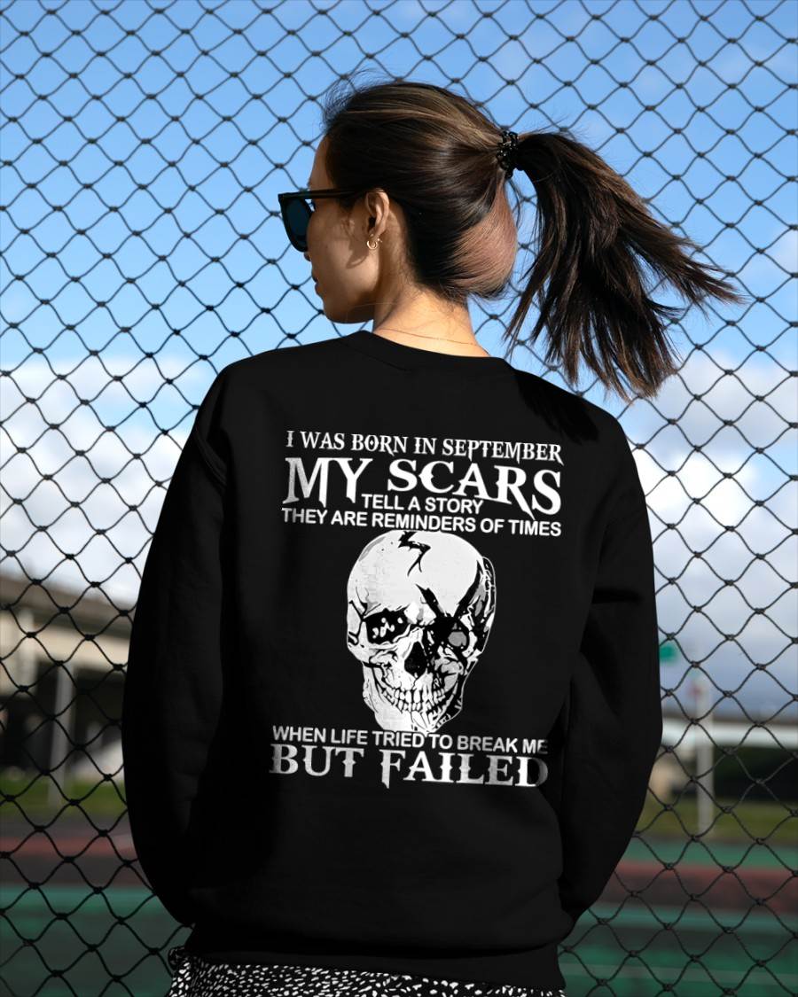 My Scars Tell A Story – T-Shirt For Woman – DOAN09 (SKU10-27-09)