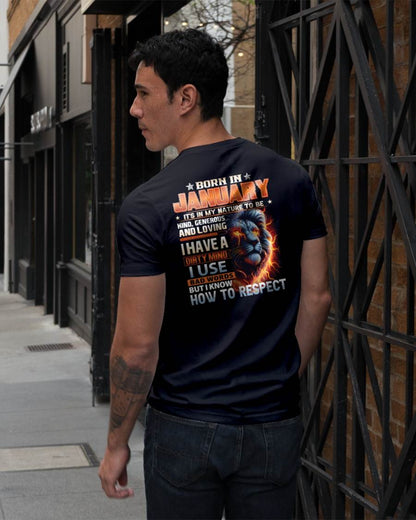 JANUARY - DIRTY MIND BUT KNOWS RESPECT - BIRTHDAY T-SHIRT FOR MEN - tien01 (SKU08-84-01)