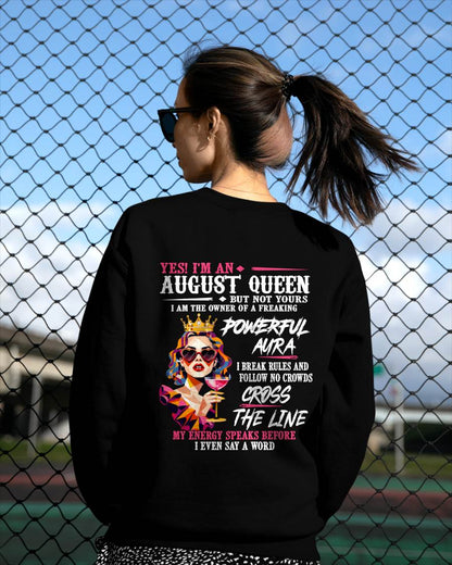 "My Powerful Aura Speaks People Before I Even Say A Word" – Beautiful T - Shirt For Women – TIEN08 (SKU2605-278-08)