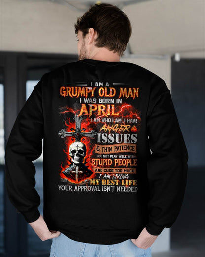 I Am A Grumpy Old Man – T-Shirt For Man – DOAN04 (SKU12-319-04)