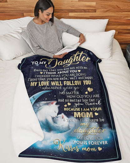 Special Gift For Your Daughter Blanket - From Mom (SKUB09-66)