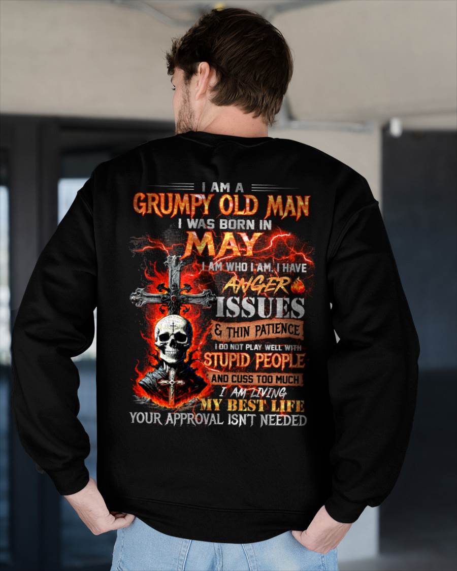 I Am A Grumpy Old Man – T-Shirt For Man – DOAN05 (SKU12-319-05)