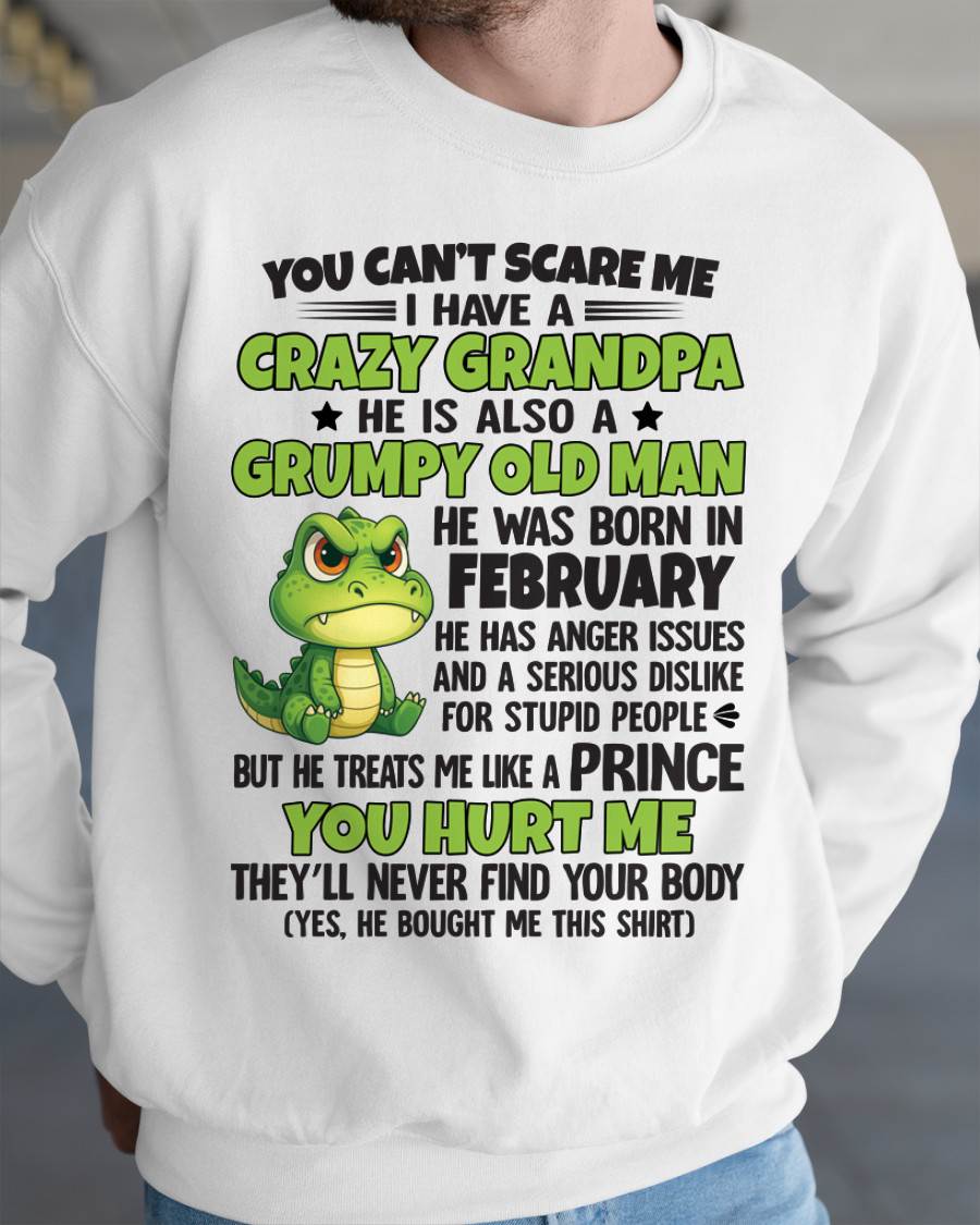 YOU CAN’T SCARE ME - GIFT FOR GRANDSON AND GRANDDAUGHTER FROM GRANDPA - DOAN02 (SKU09-121-02)