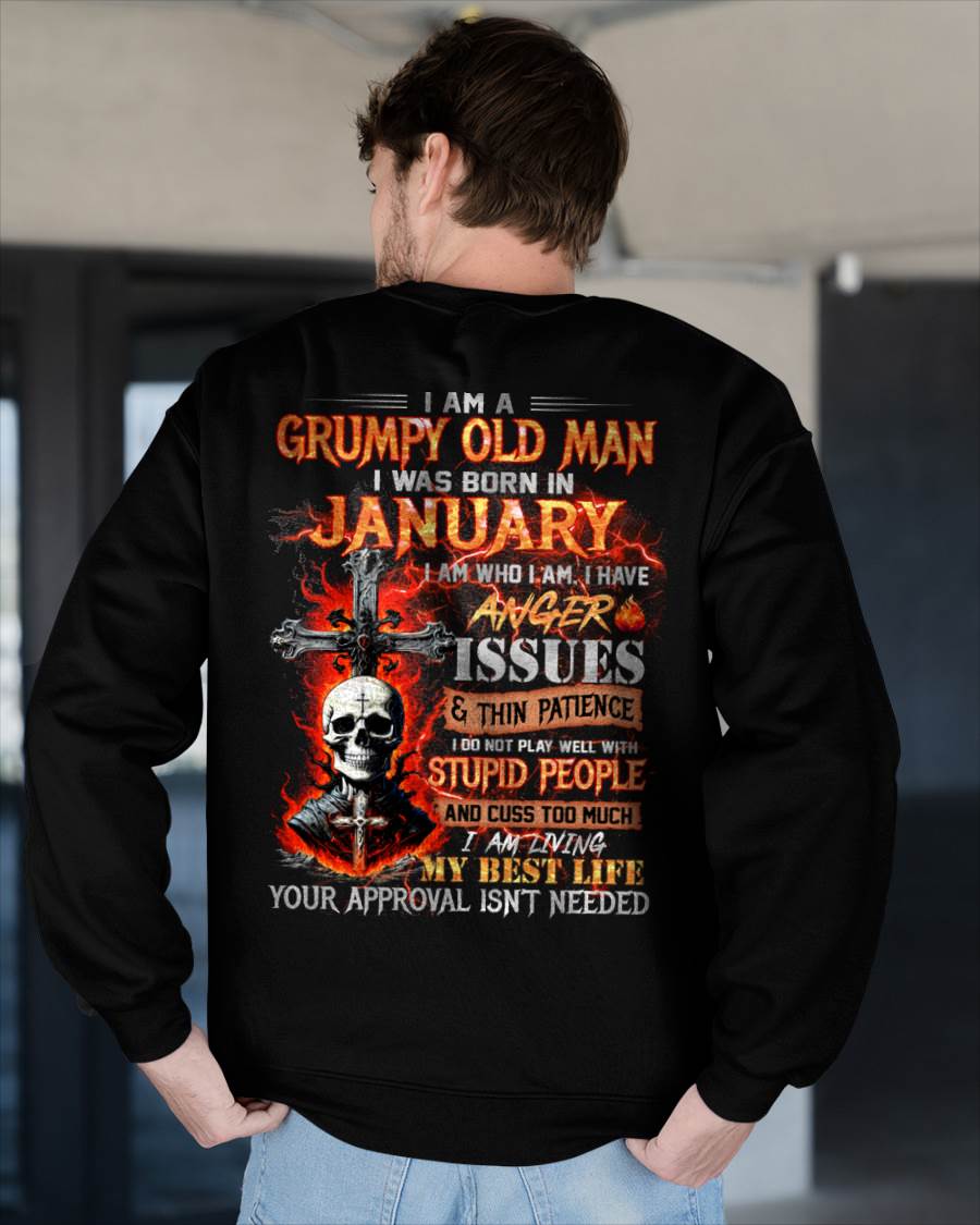I Am A Grumpy Old Man – T-Shirt For Man – DOAN01 (SKU12-319-01)