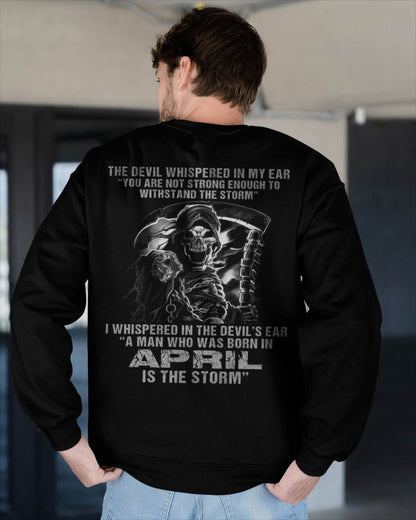 April - The Devil Whispered In My Ear - T-Shirt For Man - DOAN04 (SKU08-87-04)