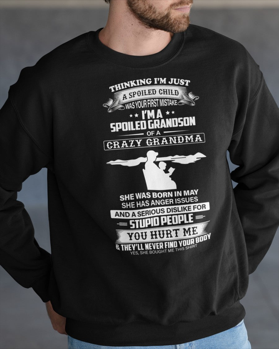 Spoiled by Grandma Shirt May Edition – From Grandma to Grandson TIEN05 (SKU-GMS2-05)