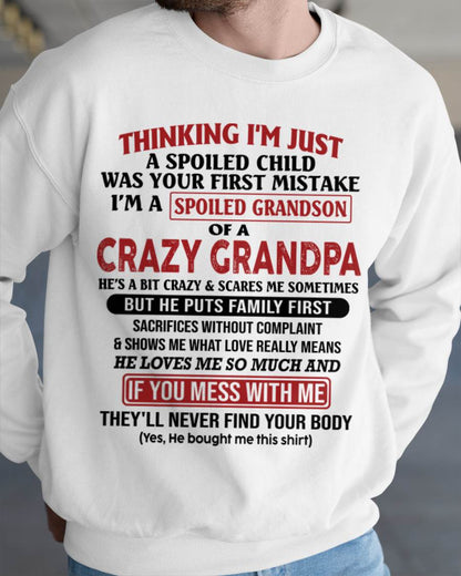 Thinking I'm Just A Spoiled Child - Gift For Son From Mom - DOAN00 (SKU10-05-00)