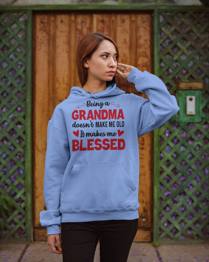 BEING A GRANDMA DOESN'T MAKE ME OLD- IT MAKES ME BLESSED TIEN00 (SKU10-11)