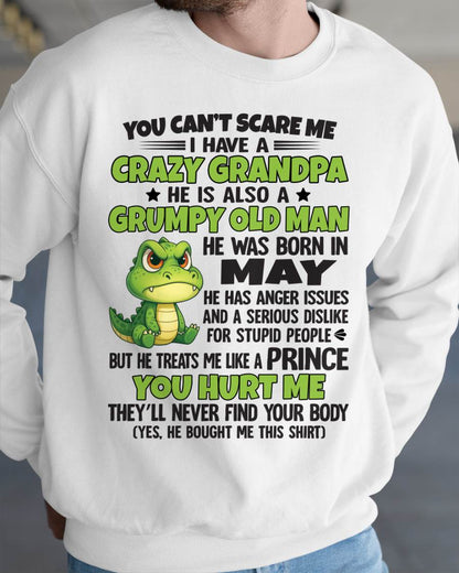 YOU CAN’T SCARE ME - GIFT FOR GRANDSON AND GRANDDAUGHTER FROM GRANDPA - DOAN05 (SKU09-121-05)