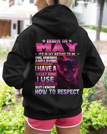 Born In May – T-Shirt For Woman – DOAN05 (SKU09-24-05)