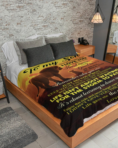 Special Gift For Your Son Blanket - From Dad (SKUB11-69)