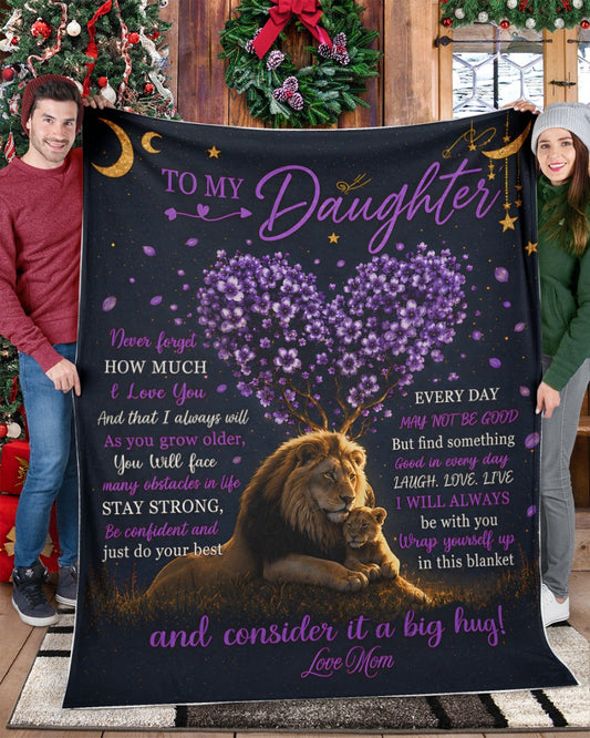 SPECIAL BLANKET TO YOUR DAUGHTER - A WARM HUG FROM MOM - TIEN00(SKU2607-22)