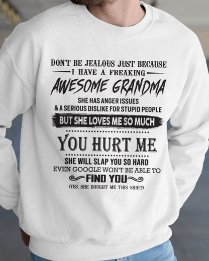 Don't Be Jealous - Gift For Grandson And Granddaughter From Grandma - DOAN00 (SKU07-153-00)
