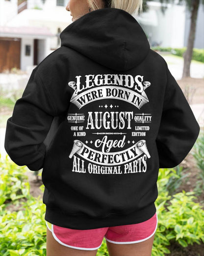Legends Were Born In August - T Shirt For Woman - DOAN08 (SKU08-37-08)