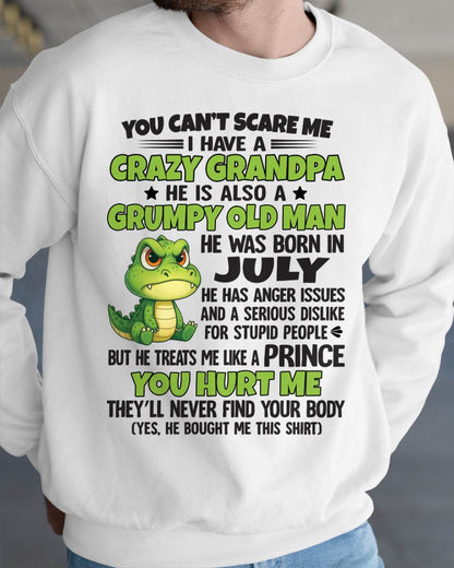YOU CAN’T SCARE ME - GIFT FOR GRANDSON AND GRANDDAUGHTER FROM GRANDPA - DOAN07 (SKU09-121-07)
