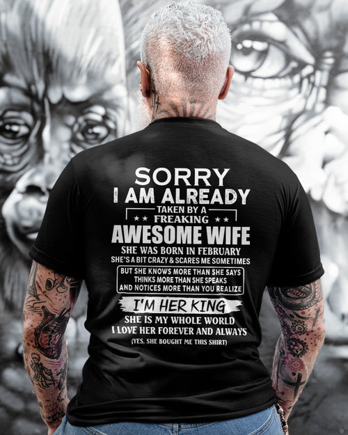 Awesome wife February - Perfect gift for your husband - ccdi02 (SKU68-79-02)