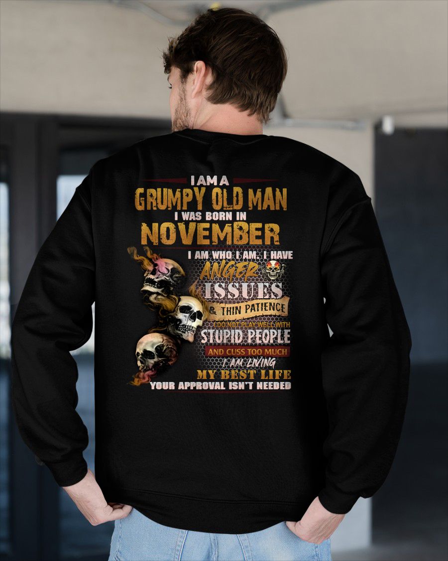 NOVEMBER - DIRTY MIND BUT KNOWS RESPECT - BIRTHDAY T-SHIRT FOR MEN - tien11 (SKU08-84-11)