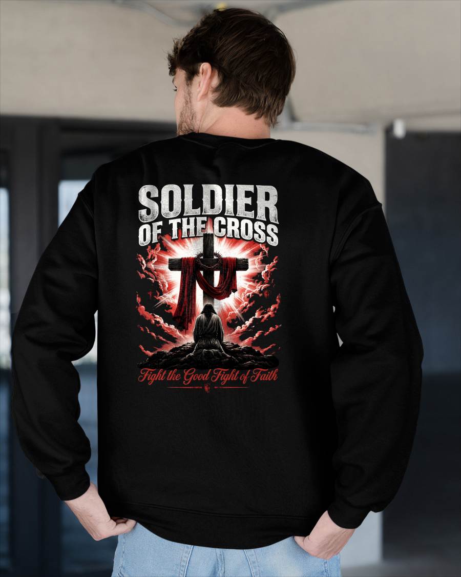 SOLDIER OF THE CROSS - CHRISTIAN T-SHIRT - FOR MEN tien00 (SKU2608-132)