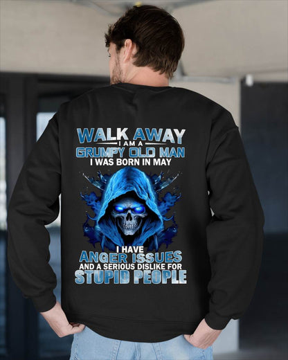 "I AM GRUMPY OLD MAN - I WAS BORN IN MAY" – T-SHIRT FOR MEN – TIEN05 (SKU2607-171-05)