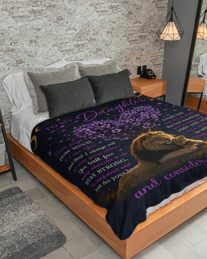 SPECIAL BLANKET TO YOUR DAUGHTER - A WARM HUG FROM MOM - TIEN00(SKU2607-22)