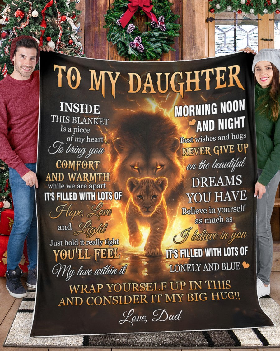 Special Gift For Your Daughter Blanket - From Dad (SKUB12-69)