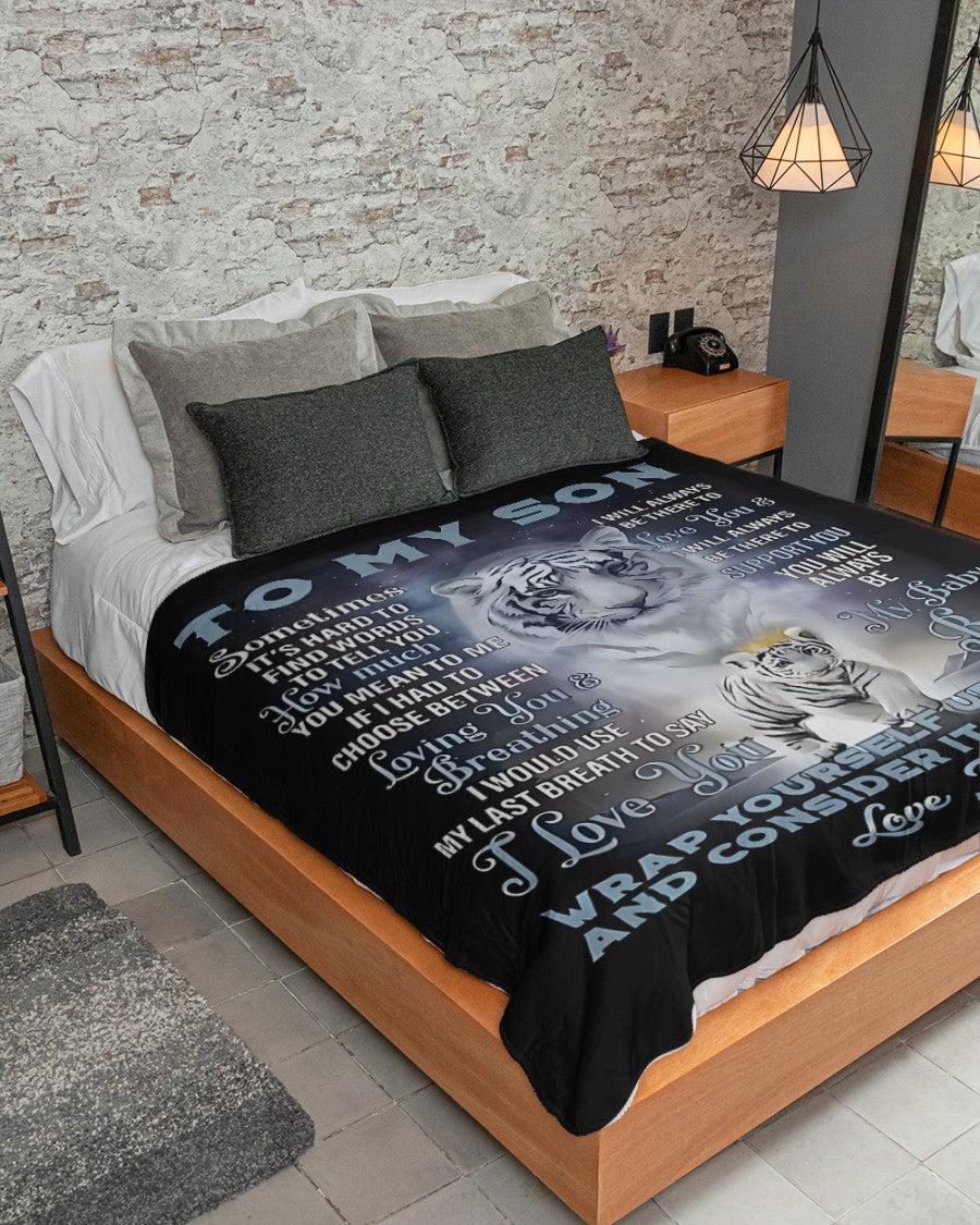 Special Gift For Your Son Blanket - From Mom (SKUB11-161)