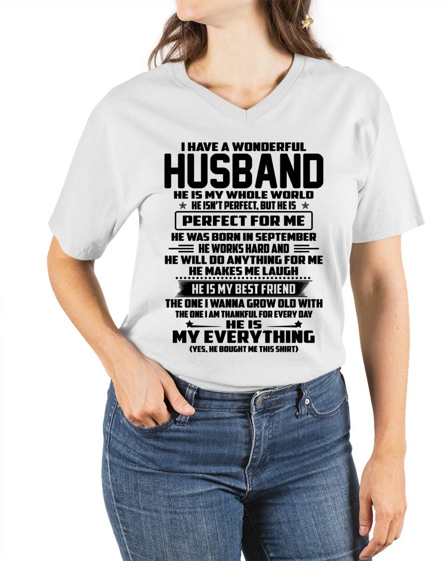 September – I Have A Wonderful Husband – Gift For Wife From Husband – DOAN09 (SKU12-314-09)