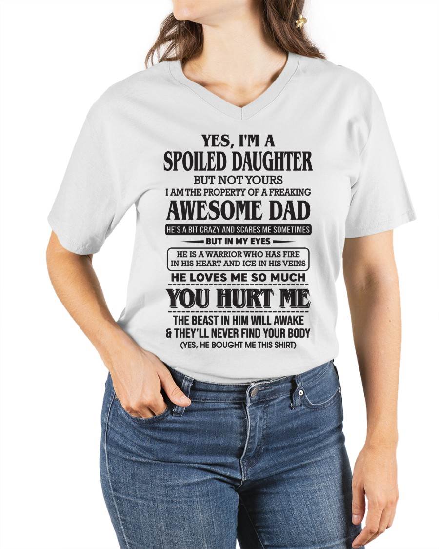 I Am The Property Of A Freaking Awesome Dad – Gift For Son And Daughter From Dad – DOAN00 (SKU11-28-00)