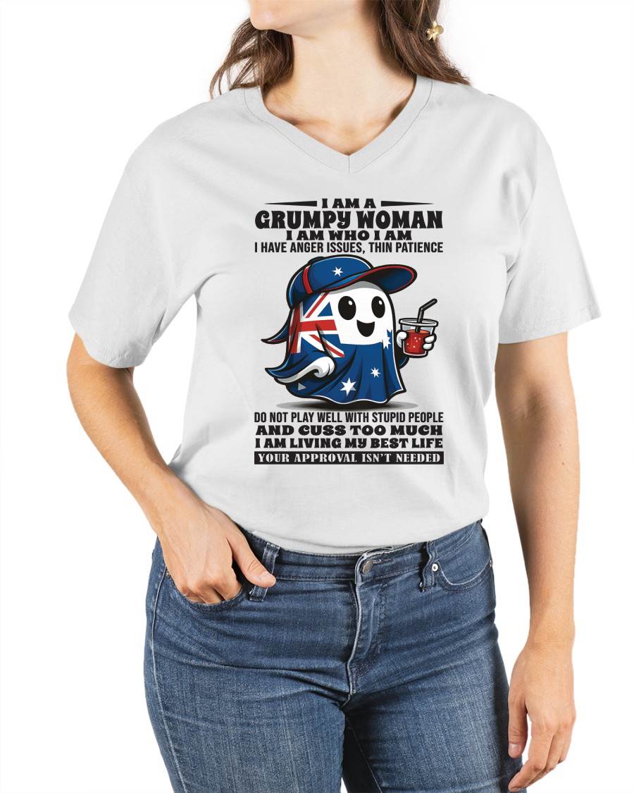I Am A Grumpy Woman - T Shirt For Woman - DOAN (SKU09-83)