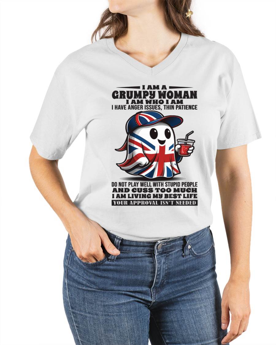 I Am A Grumpy Woman - T Shirt For Woman - DOAN (SKU09-82)