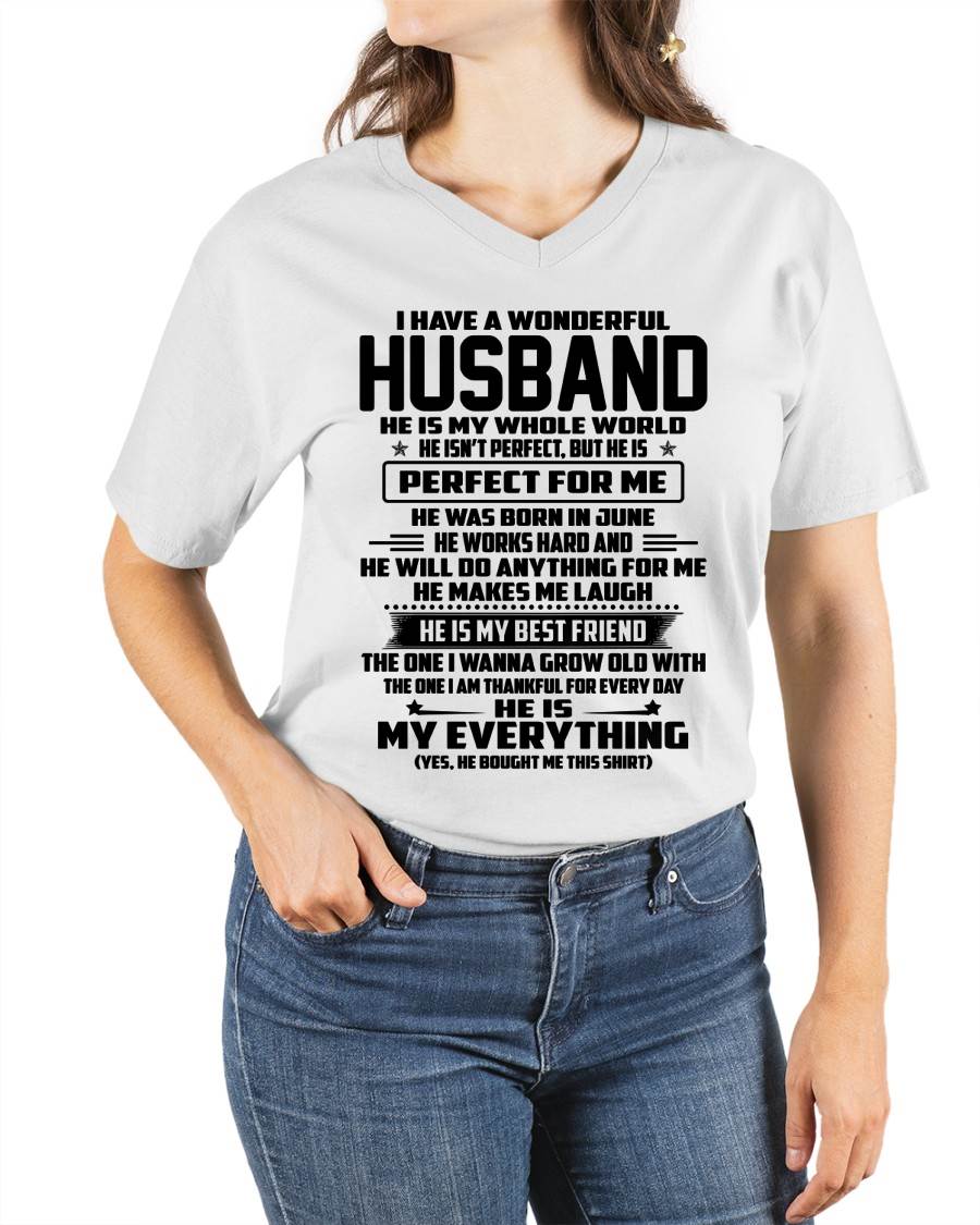 June – I Have A Wonderful Husband – Gift For Wife From Husband – DOAN06 (SKU12-314-06)